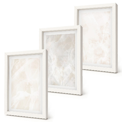 Set 3 tablouri Marmură elegantă textură piatră fundal