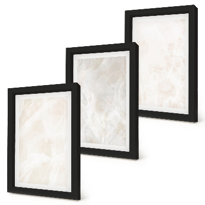 Set 3 tablouri Marmură elegantă textură piatră fundal