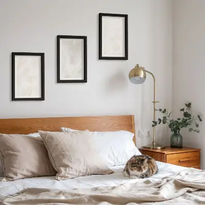 Set 3 tablouri cu textură elegantă de marmură și fundal de piatră