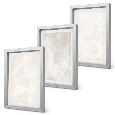 Set 3 tablouri Marmură elegantă textură piatră fundal