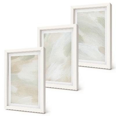 Galerie de perete Picturi abstracte strălucitoare pe pânză, stil boho delicat