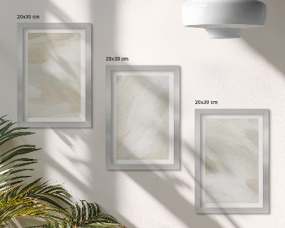 Galerie de perete Picturi abstracte strălucitoare pe pânză, stil boho delicat