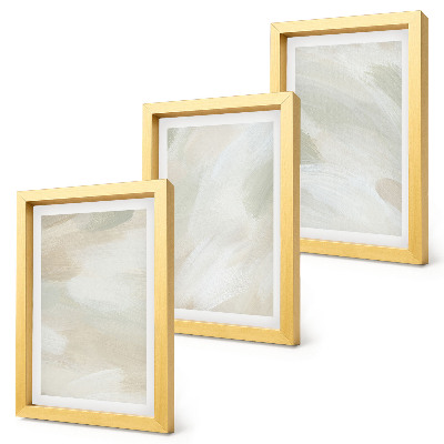 Galerie de perete Picturi abstracte strălucitoare pe pânză, stil boho delicat