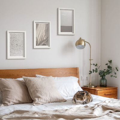 Set 3 tablouri Texturi naturale delicate în stil boho