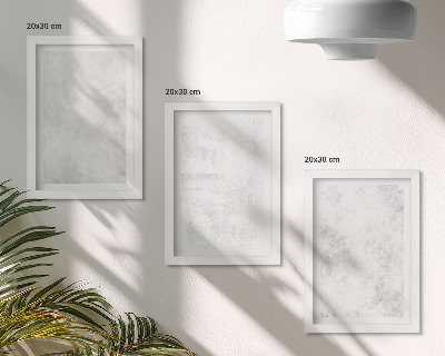Galerie de perete Pete albe pe fundaluri minimaliste pe pânză