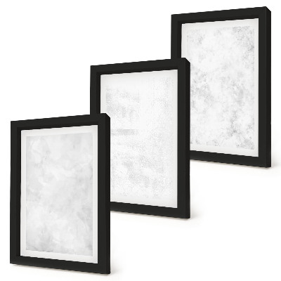 Galerie de perete Pete albe pe fundaluri minimaliste pe pânză