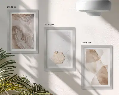 Galerie de perete cu abstracție de designer inspirată de natură