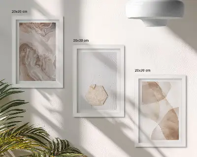 Galerie de perete cu abstracție de designer inspirată de natură