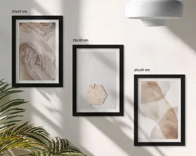 Galerie de perete cu abstracție de designer inspirată de natură