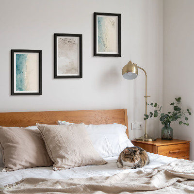 Set 3 tablouri Textură subtilă picturală de acuarelă