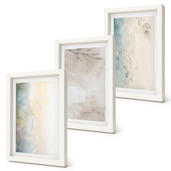Galerie de perete Cartoane delicate de vopsele de acuarelă