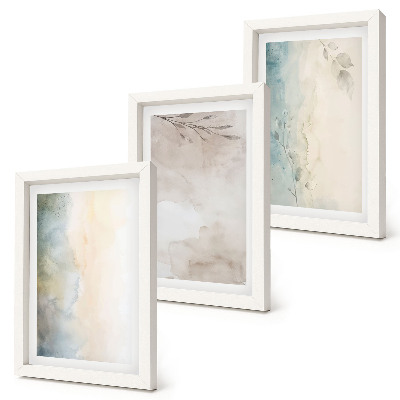Galerie de perete Cartoane delicate de vopsele de acuarelă