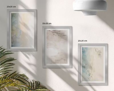 Galerie de perete Cartoane delicate de vopsele de acuarelă