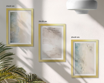 Galerie de perete Cartoane delicate de vopsele de acuarelă
