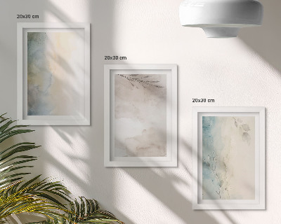 Galerie de perete Cartoane delicate de vopsele de acuarelă