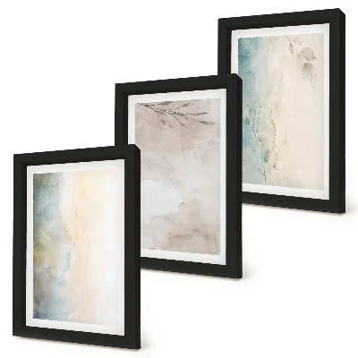 Galerie de perete Cartoane delicate de vopsele de acuarelă