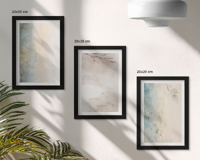Galerie de perete Cartoane delicate de vopsele de acuarelă