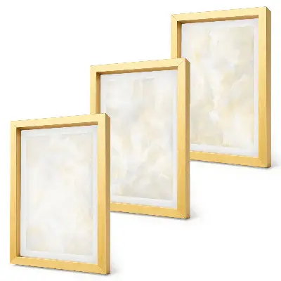Galerie de perete design cu pensule și textură strălucitoare