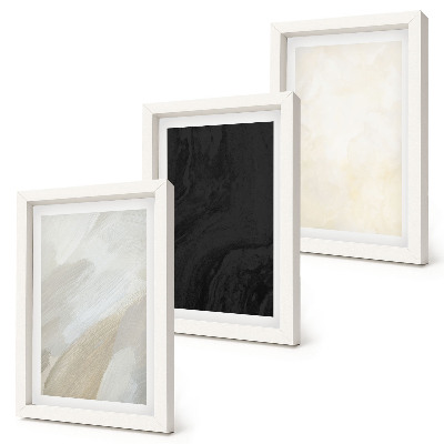 Set 3 tablouri Structuri în diferite nuanțe de minimalism