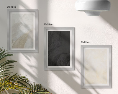 Set 3 tablouri Structuri în diferite nuanțe de minimalism