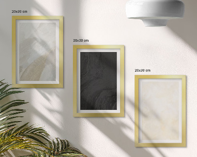 Set 3 tablouri Structuri în diferite nuanțe de minimalism