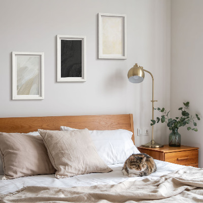 Set 3 tablouri Structuri în diferite nuanțe de minimalism