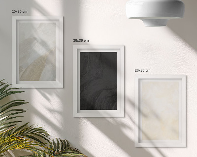 Set 3 tablouri Structuri în diferite nuanțe de minimalism