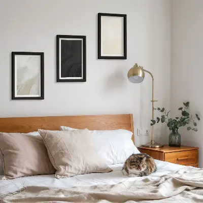 Set de 3 tablouri cu structuri în diferite nuanțe de minimalism