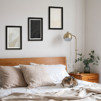 Set 3 tablouri Structuri în diferite nuanțe de minimalism
