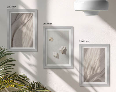 Set 3 tablouri Prim-planuri ale structurilor moderne în stil boho