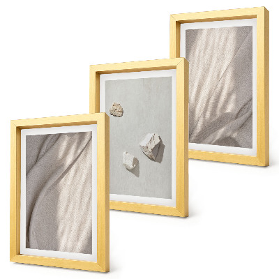 Set 3 tablouri Prim-planuri ale structurilor moderne în stil boho