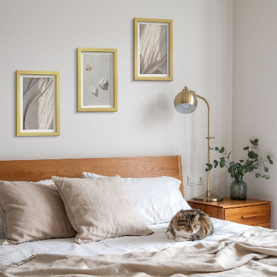Set 3 tablouri Prim-planuri ale structurilor moderne în stil boho