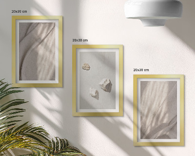 Set 3 tablouri Prim-planuri ale structurilor moderne în stil boho