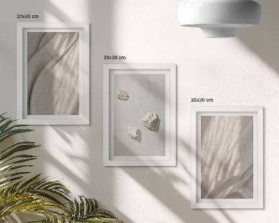 Set 3 tablouri Prim-planuri ale structurilor moderne în stil boho