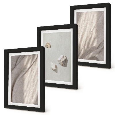 Set 3 tablouri Prim-planuri ale structurilor moderne în stil boho