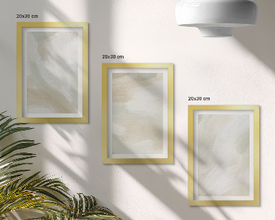 Set 3 tablouri Textura vopselei, urme de minimalism al vopselei
