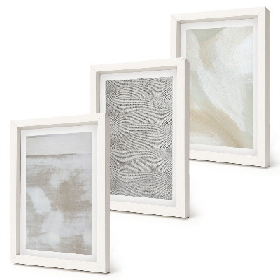 Set 3 tablouri Abstractizare în design, texturi de pictură modernă