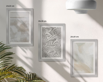 Set 3 tablouri Abstractizare în design, texturi de pictură modernă