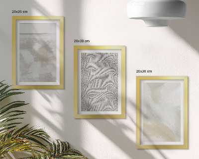 Set 3 tablouri Abstractizare în design, texturi de pictură modernă