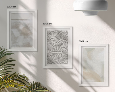 Set 3 tablouri Abstractizare în design, texturi de pictură modernă