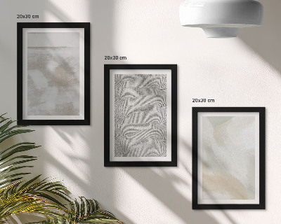 Set 3 tablouri Abstractizare în design, texturi de pictură modernă