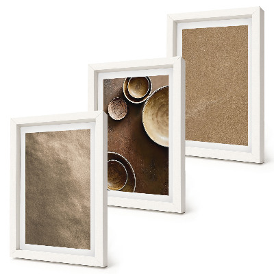 Set 3 tablouri Structuri din piatră în stil minimalist modern