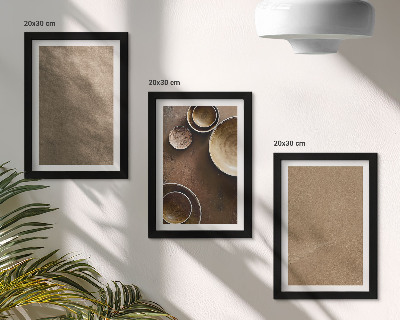 Set 3 tablouri Structuri din piatră în stil minimalist modern