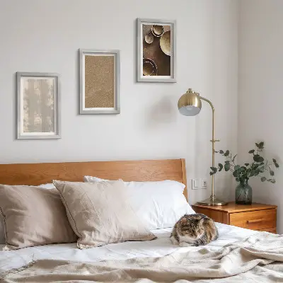 Galerie de perete structuri și texturi în stil minimalist