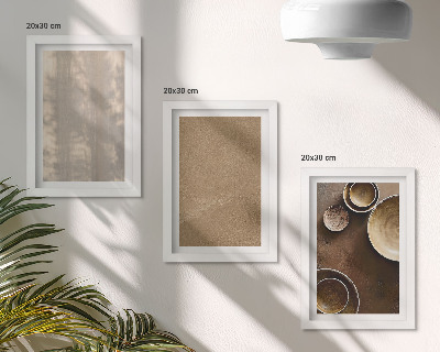 Galerie de perete Structuri și texturi într-un stil minimalist