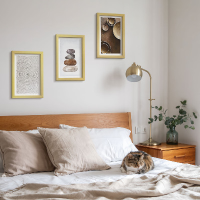 Set 3 tablouri Texturi în designul artistic modern