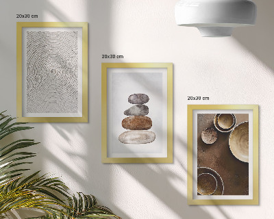 Set 3 tablouri Texturi în designul artistic modern