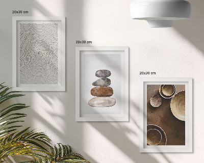 Set 3 tablouri Texturi în designul artistic modern