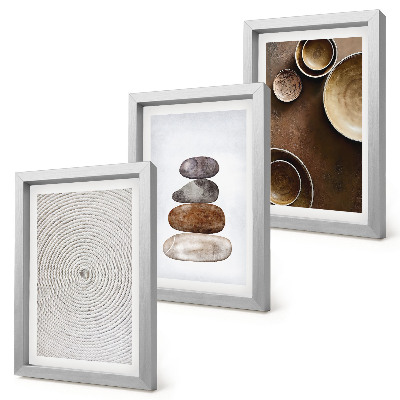 Set 3 tablouri Texturi în designul artistic modern