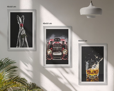 Set tablouri pentru dormitor Picioarele femeilor au crescut în whisky cu mașină
